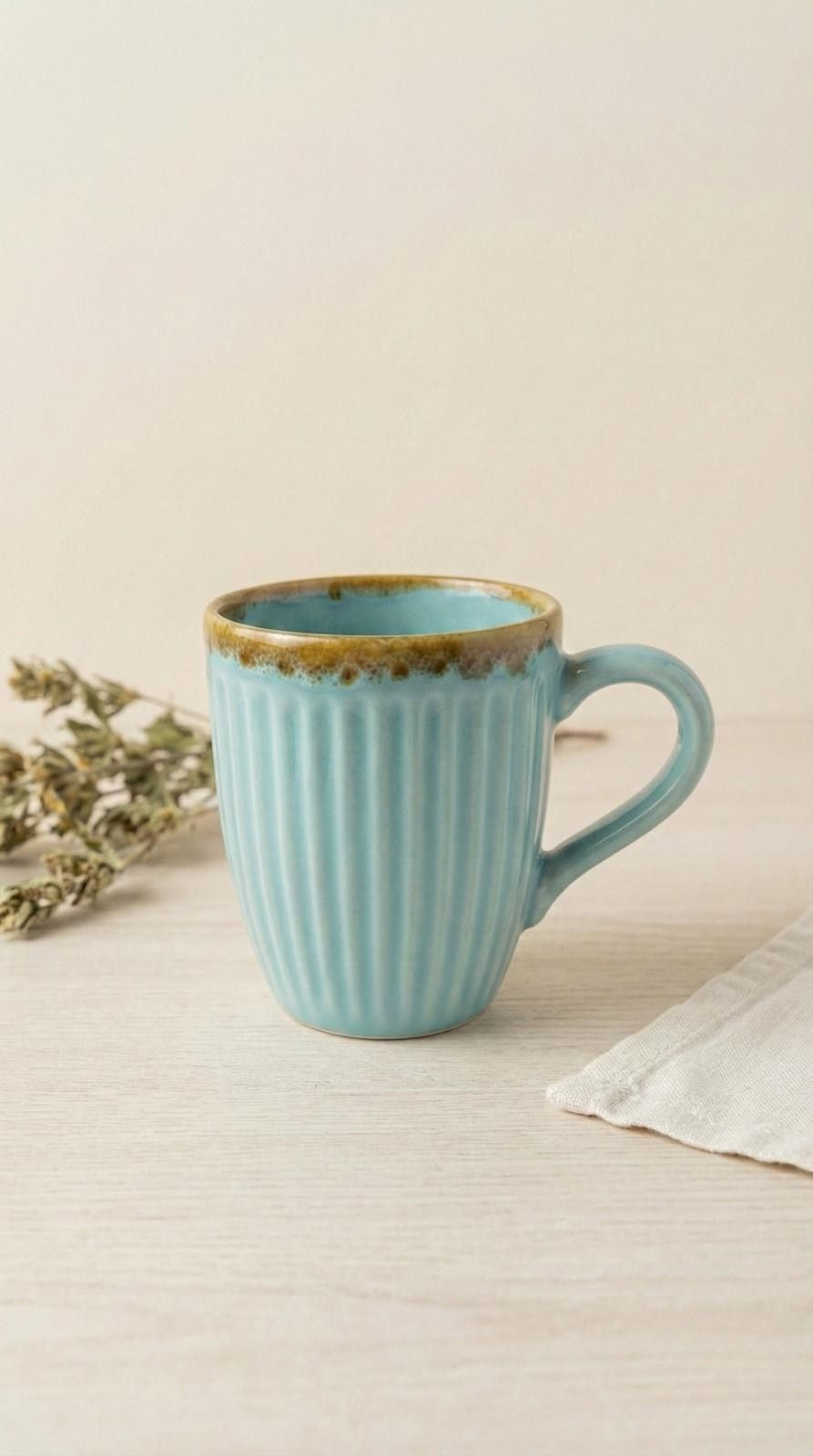 Seramik Kupa – Çay & Kahve | Turkuaz