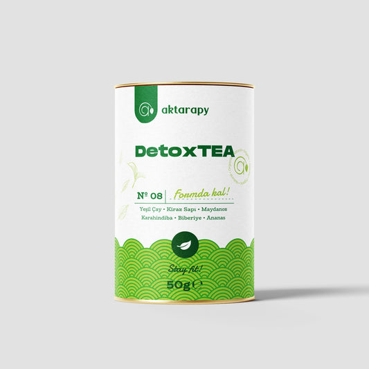 DetoxTea Formda Kal - Ananas, Yeşil çay, Biberiye ve Karahindiba