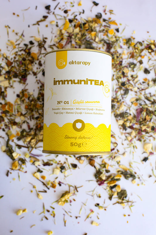 İmmuniTEA Güçlü Savunma - Zencefil, Ekinezya ve Kuşburnu