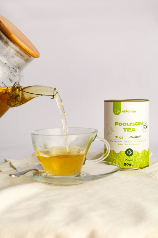 FocusON TEA Odaklan -Ginkgo, Gotu Kola ve Saf Kakao Parçaları
