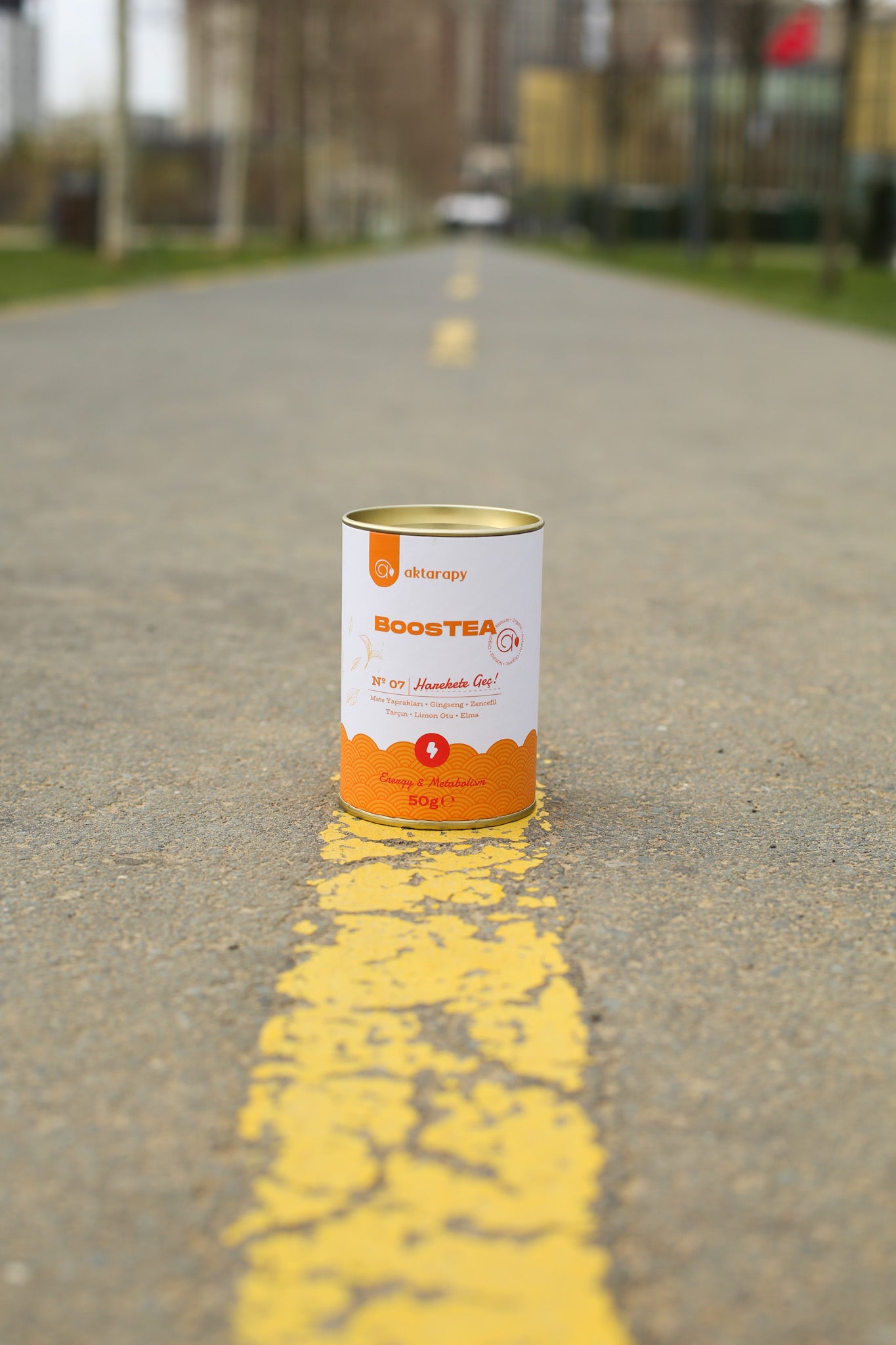 BoosTEA Enerji ve Metabolizma - Mate, Ginseng, Zencefil ve Limon Otu