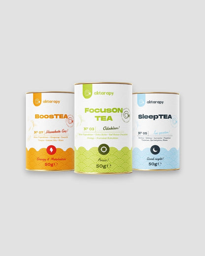 Gün Boyu Destek - BoosTEA + FocusON TEA + SleepTEA