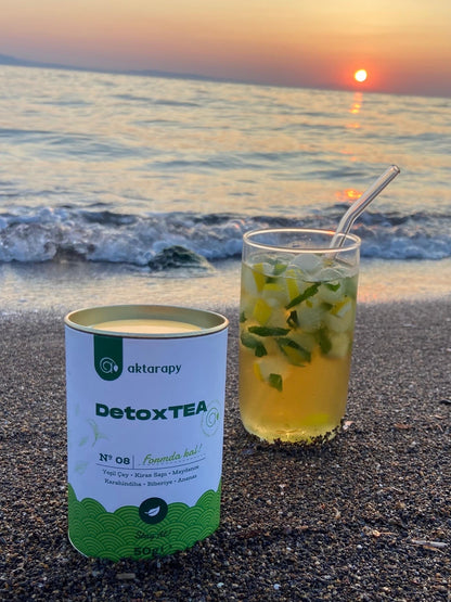 DetoxTea Formda Kal - Ananas, Yeşil çay, Biberiye ve Karahindiba