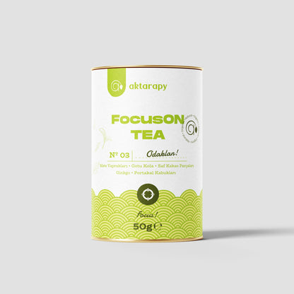 FocusON TEA Odaklan -Ginkgo, Gotu Kola ve Saf Kakao Parçaları
