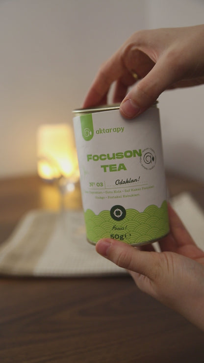 FocusON TEA Odaklan -Ginkgo, Gotu Kola ve Saf Kakao Parçaları