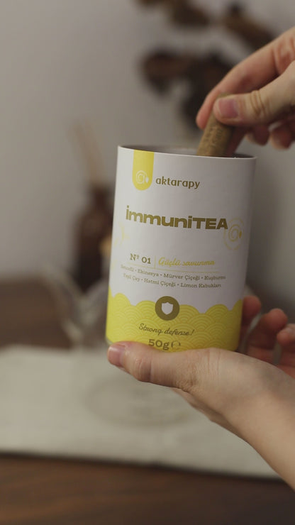 İmmuniTEA Güçlü Savunma - Zencefil, Ekinezya ve Kuşburnu